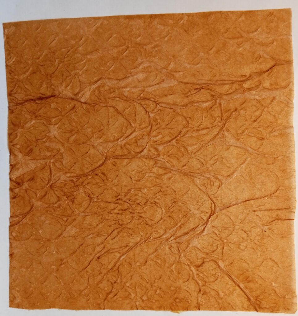 Aus Servietten handgemachtes Papier im Vintage-Look